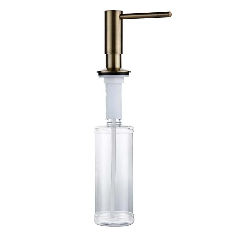 Kitchen Soap Dispenser Solid Brass Bathroom Liquid Dispenser -Bathlova