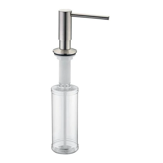 Kitchen Soap Dispenser Solid Brass Bathroom Liquid Dispenser -Bathlova