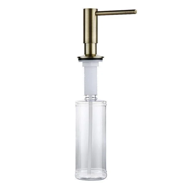 Kitchen Soap Dispenser Solid Brass Bathroom Liquid Dispenser -Bathlova