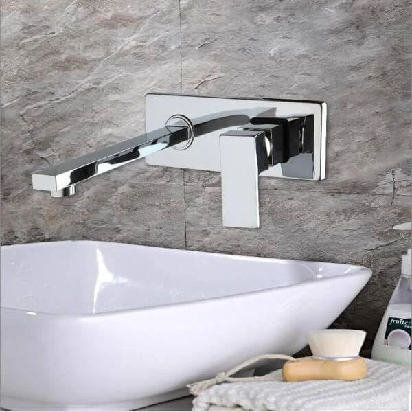 Laney - Wall Mounted Brass Nozzle Bathroom Tap -Bathlova