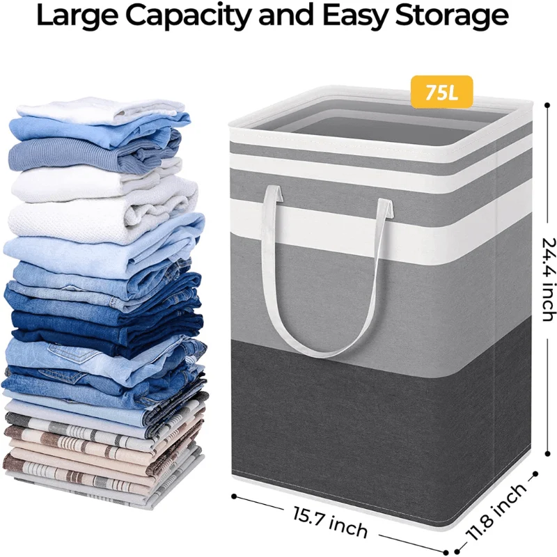 Large Freestanding Laundry Hamper -Bathlova