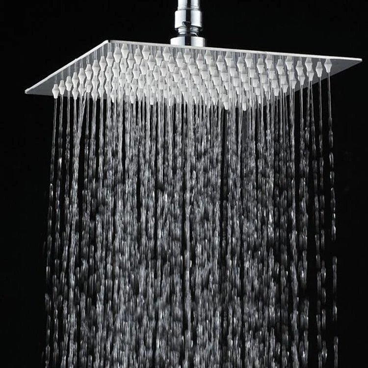 Large Shower Head 304 Stainless Steel Standard Spray Pattern Fixed Shower Head -Bathlova