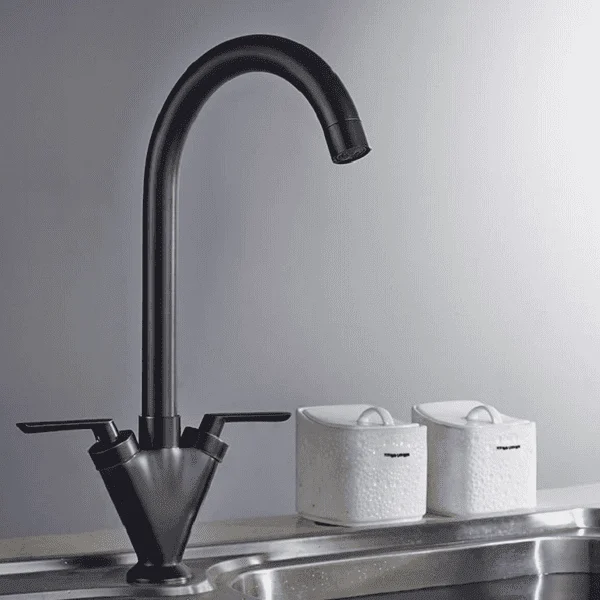 Lazaro - Two Handle Rotating Kitchen Tap -Bathlova