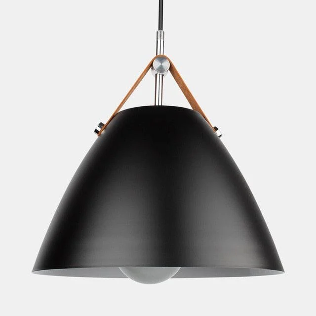 Leather Strap Pendant Lights -Bathlova