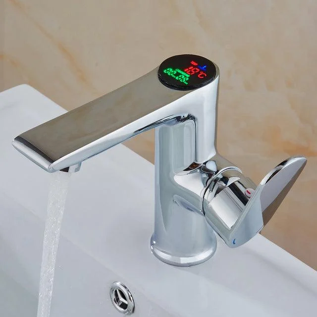 LED Digital Basin Tap Basin Mixer Temperature display Tap Tap -Bathlova