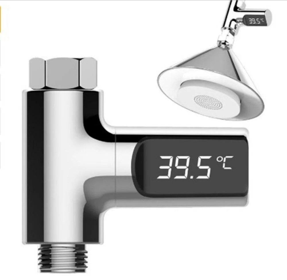 LED Display Water Shower Thermometer -Bathlova