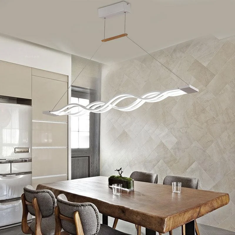 LED Wave Chandelier -Bathlova