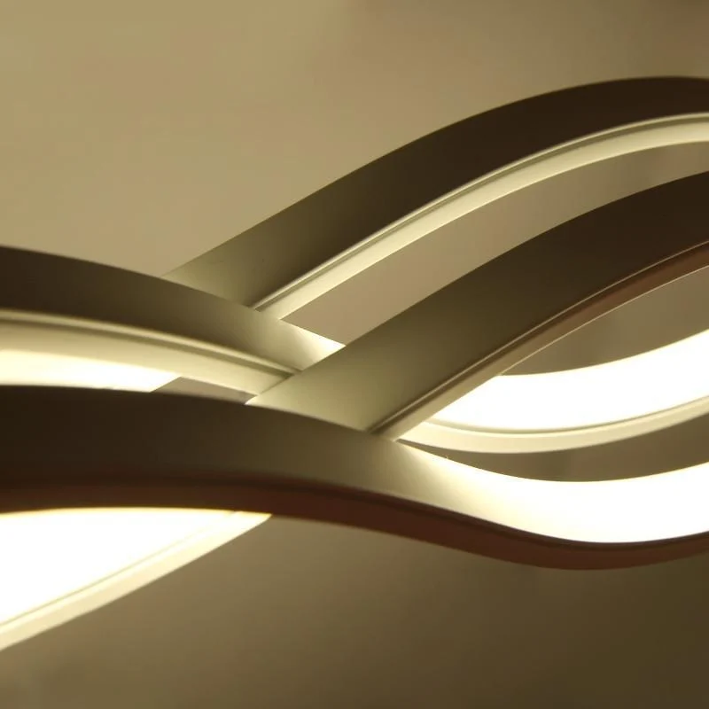 LED Wave Chandelier -Bathlova