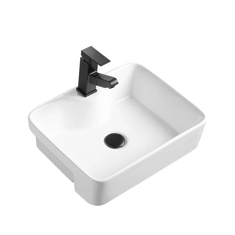 modern-bathroom-sink-rectangular-vessel-lavatory-sink-in-white-not-included-tap-bathlova-4 Modern Bathroom Sink Rectangular Vessel Lavatory Sink in White(Not Included Tap) -Bathlova