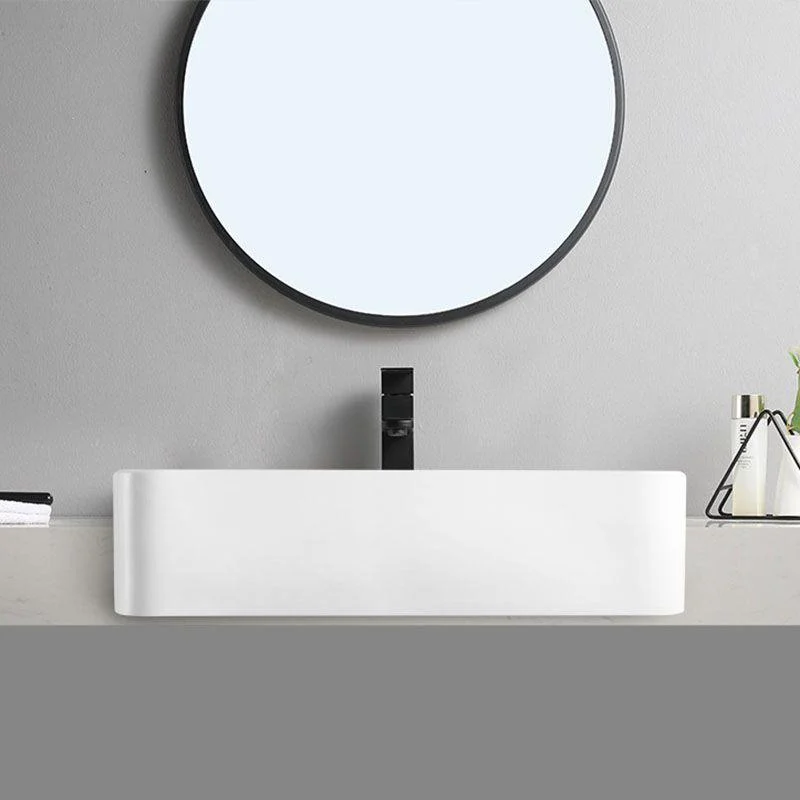 modern-bathroom-sink-rectangular-vessel-lavatory-sink-in-white-not-included-tap-bathlova-9 Modern Bathroom Sink Rectangular Vessel Lavatory Sink in White(Not Included Tap) -Bathlova