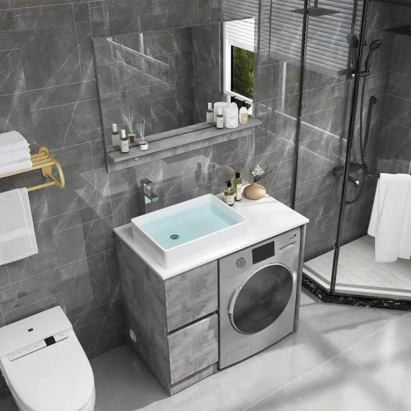 Modern Bathroom Sink Specialty Porcelain Shut-Off Valve Included Vessel Lavatory Sink -Bathlova