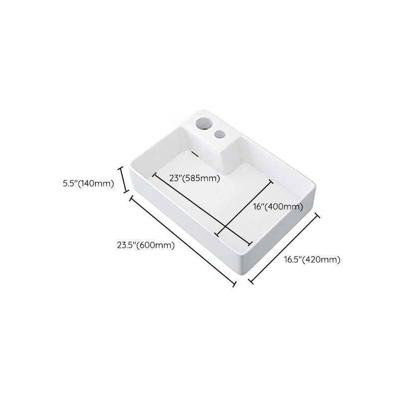 modern-bathroom-sink-white-ceramic-rectangular-bathroom-vessel-sink-bathlova-9 Modern Bathroom Sink White Ceramic Rectangular Bathroom Vessel Sink -Bathlova