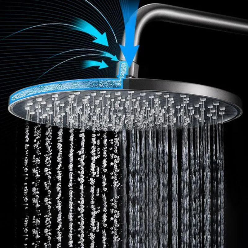 Modern Bathroom Standard Shower Head Rain Fall Square Ceiling Mounted Shower Head -Bathlova