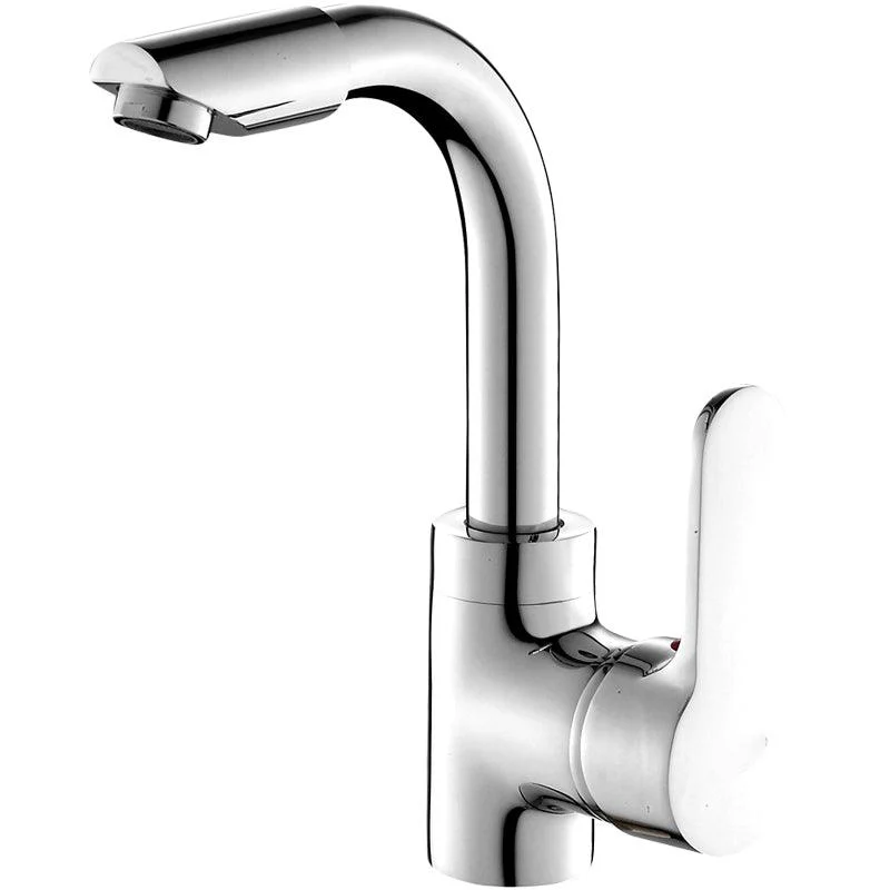 Modern Bathroom Tap Brass Lever Handle Washroom Tub Tap -Bathlova