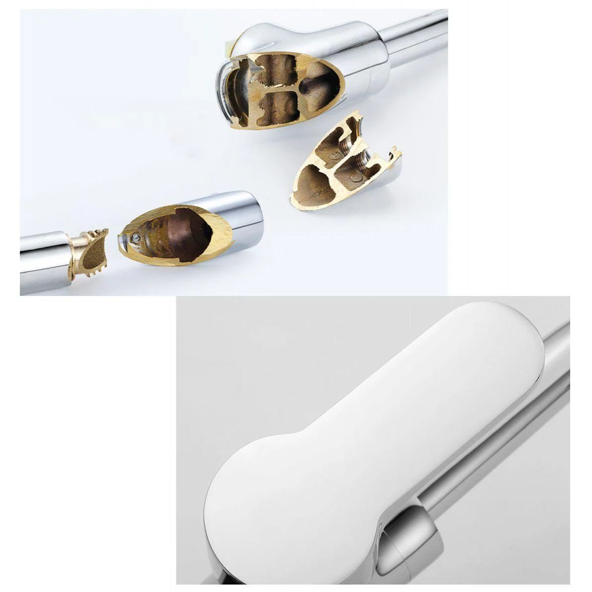 Modern Bathroom Tap Brass Lever Handle Washroom Tub Tap -Bathlova