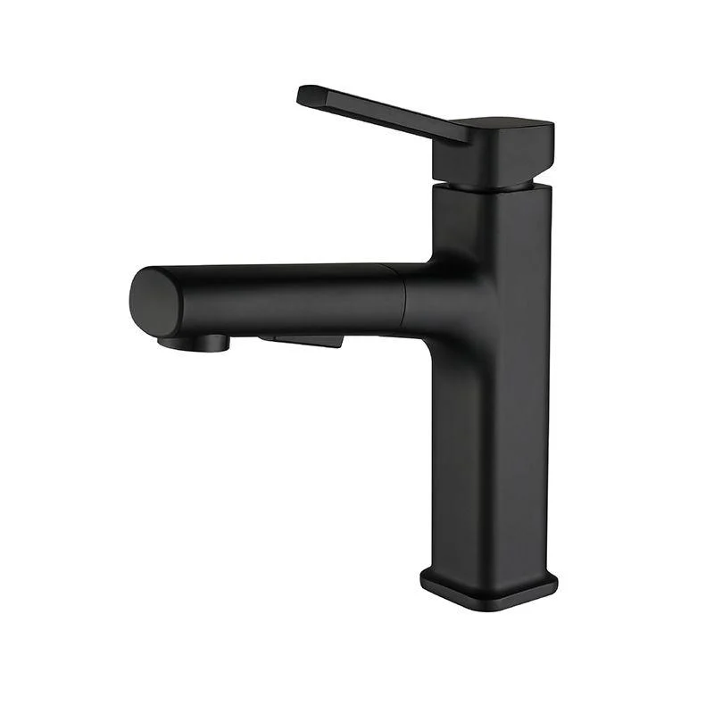 Modern Bathroom Tap Brass Lever Handles Swivel Spout Bathroom Sink Tap -Bathlova