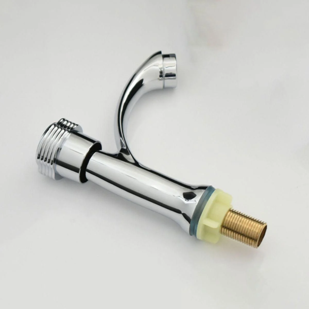 Modern Bathroom Tap Chrome Knob Handle with Water Hose Vessel Sink Tap -Bathlova