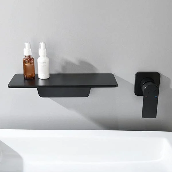 Modern Bathroom Tap Copper Wall Mounted Fixed Bathroom Tap -Bathlova