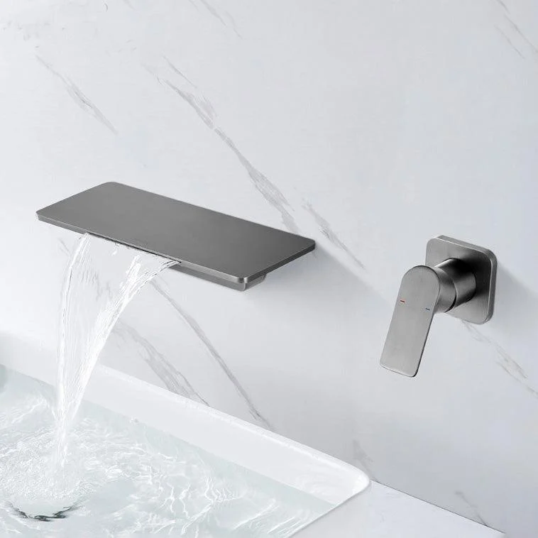 Modern Bathroom Tap Copper Wall Mounted Fixed Bathroom Tap -Bathlova