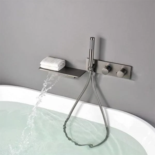 Modern Bathroom Tap Copper Wall Mounted Fixed Bathroom Tap -Bathlova