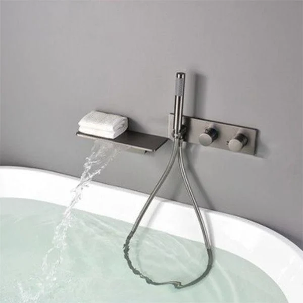 Modern Bathroom Tap Copper Wall Mounted Fixed Bathroom Tap -Bathlova