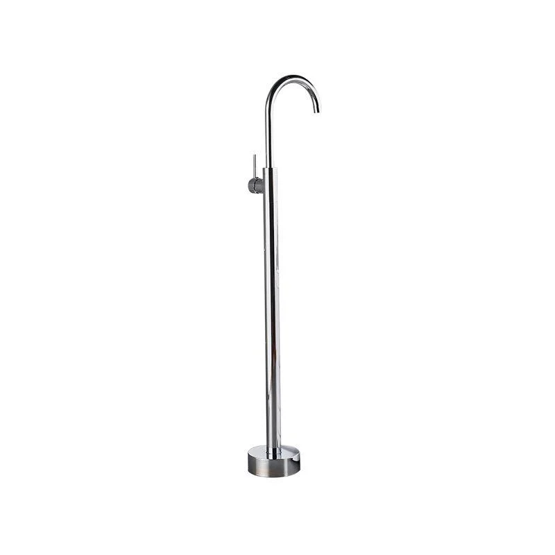 Modern Bathroom Tap Floor Mounted Rod Handle Bathtub Tap -Bathlova