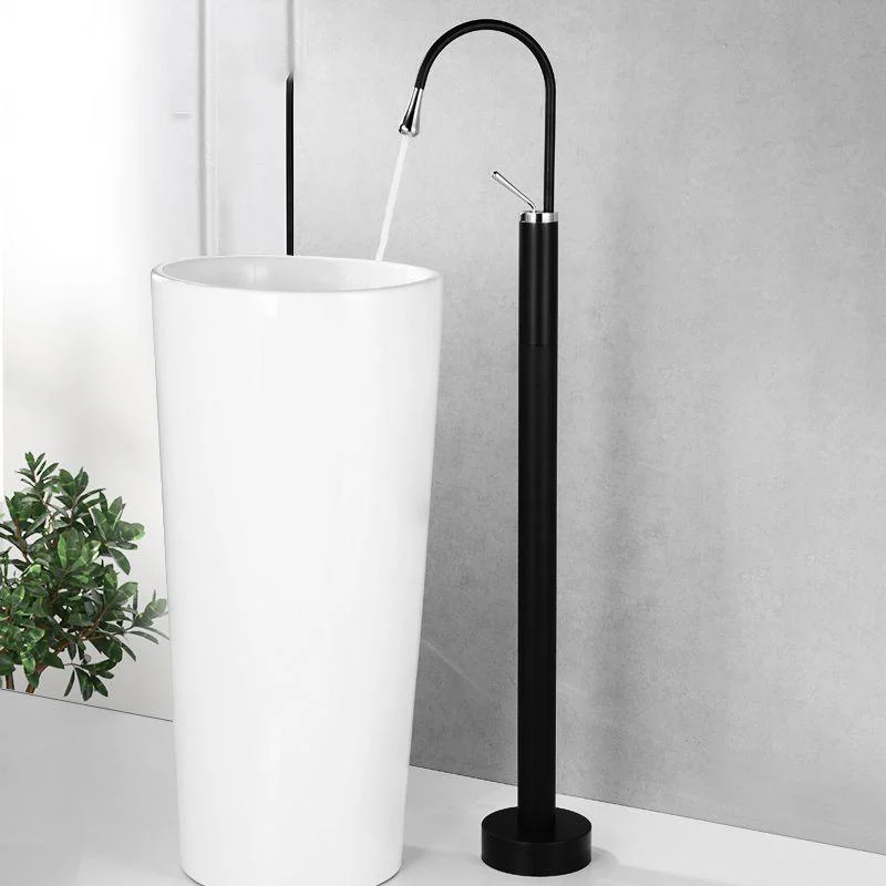 Modern Bathroom Tap Pure Color Freestanding Bathroom Tap -Bathlova