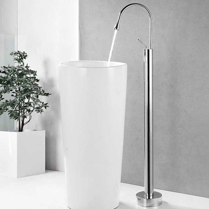 Modern Bathroom Tap Pure Color Freestanding Bathroom Tap -Bathlova