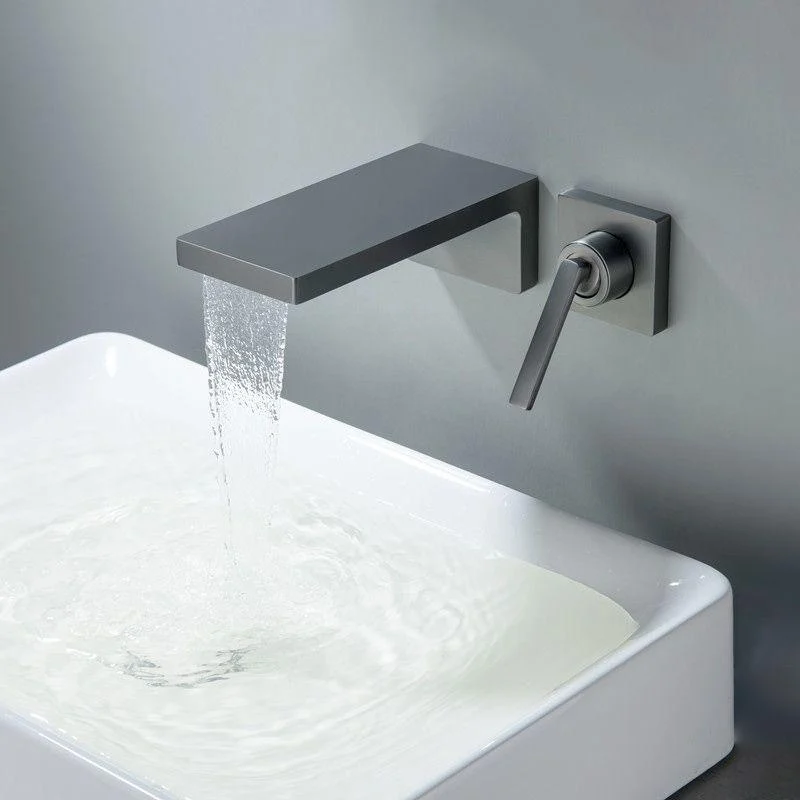 Modern Bathroom Tap Solid Color Wall Mounted Bath Tap Trim -Bathlova