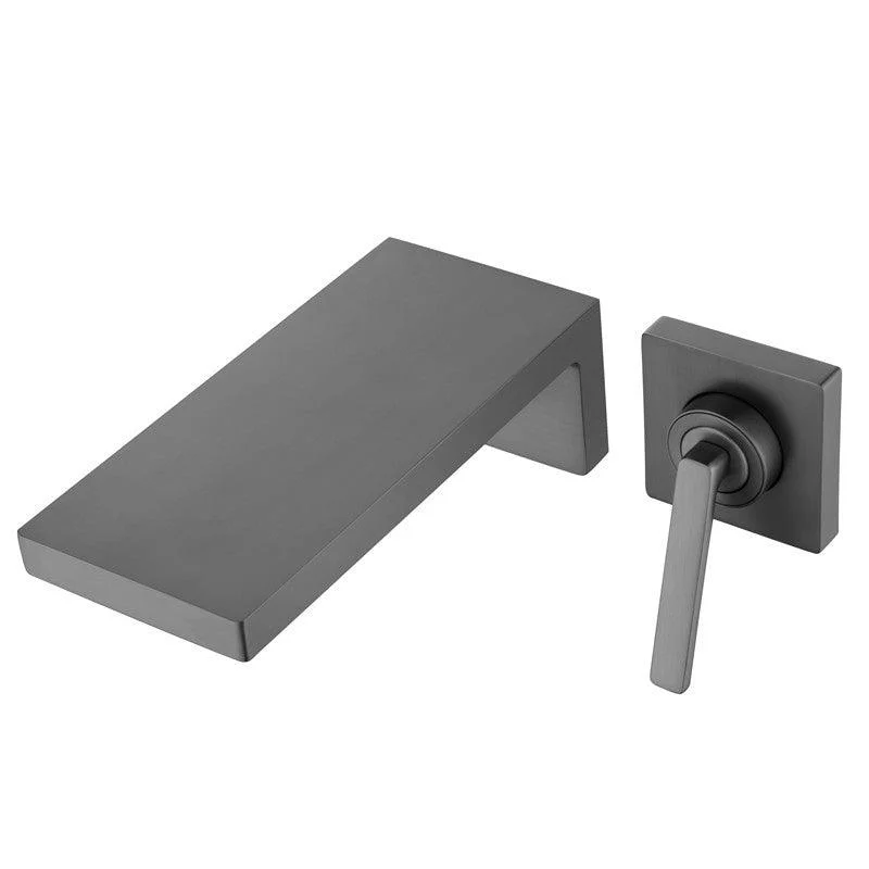 Modern Bathroom Tap Solid Color Wall Mounted Bath Tap Trim -Bathlova