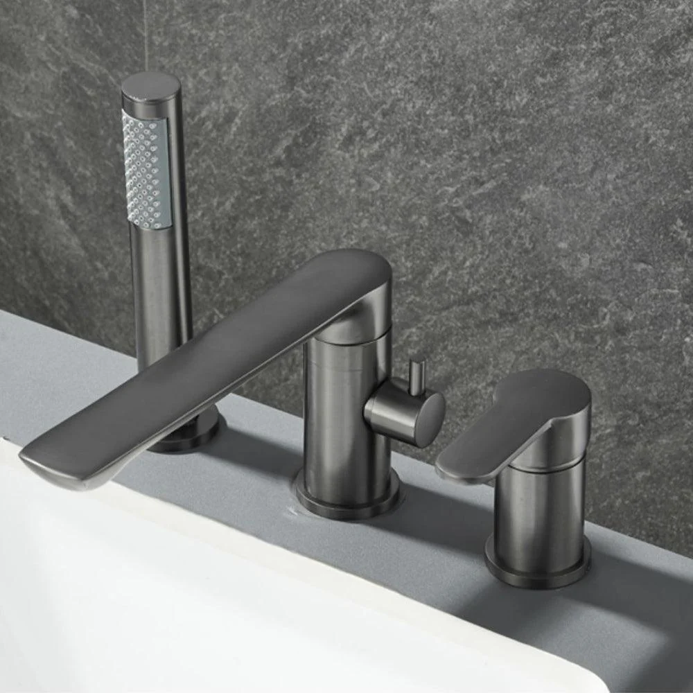 Modern Bathroom Tap Two Handle Temperature Control Bathtub Tap -Bathlova