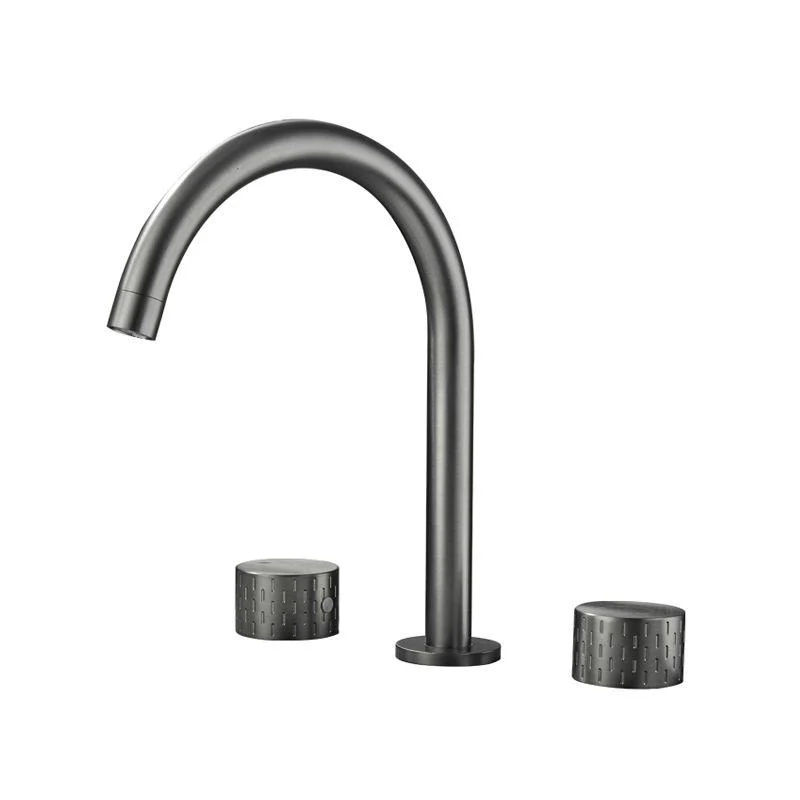 Modern Bathroom Tap Two Handle Temperature Control Bathtub Tap -Bathlova