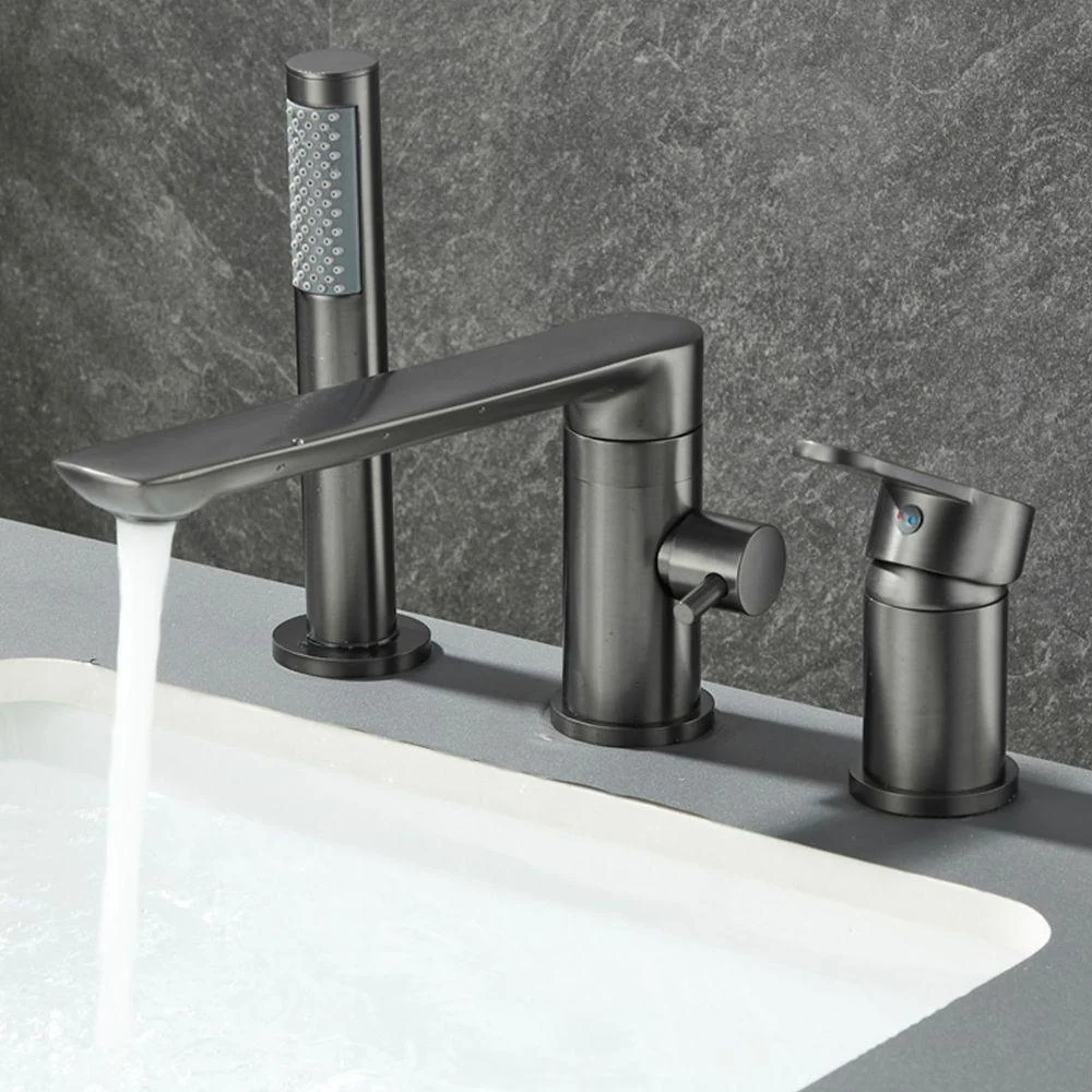 Modern Bathroom Tap Two Handle Temperature Control Bathtub Tap -Bathlova