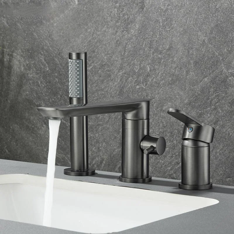 Modern Bathroom Tap Two Handle Temperature Control Bathtub Tap -Bathlova