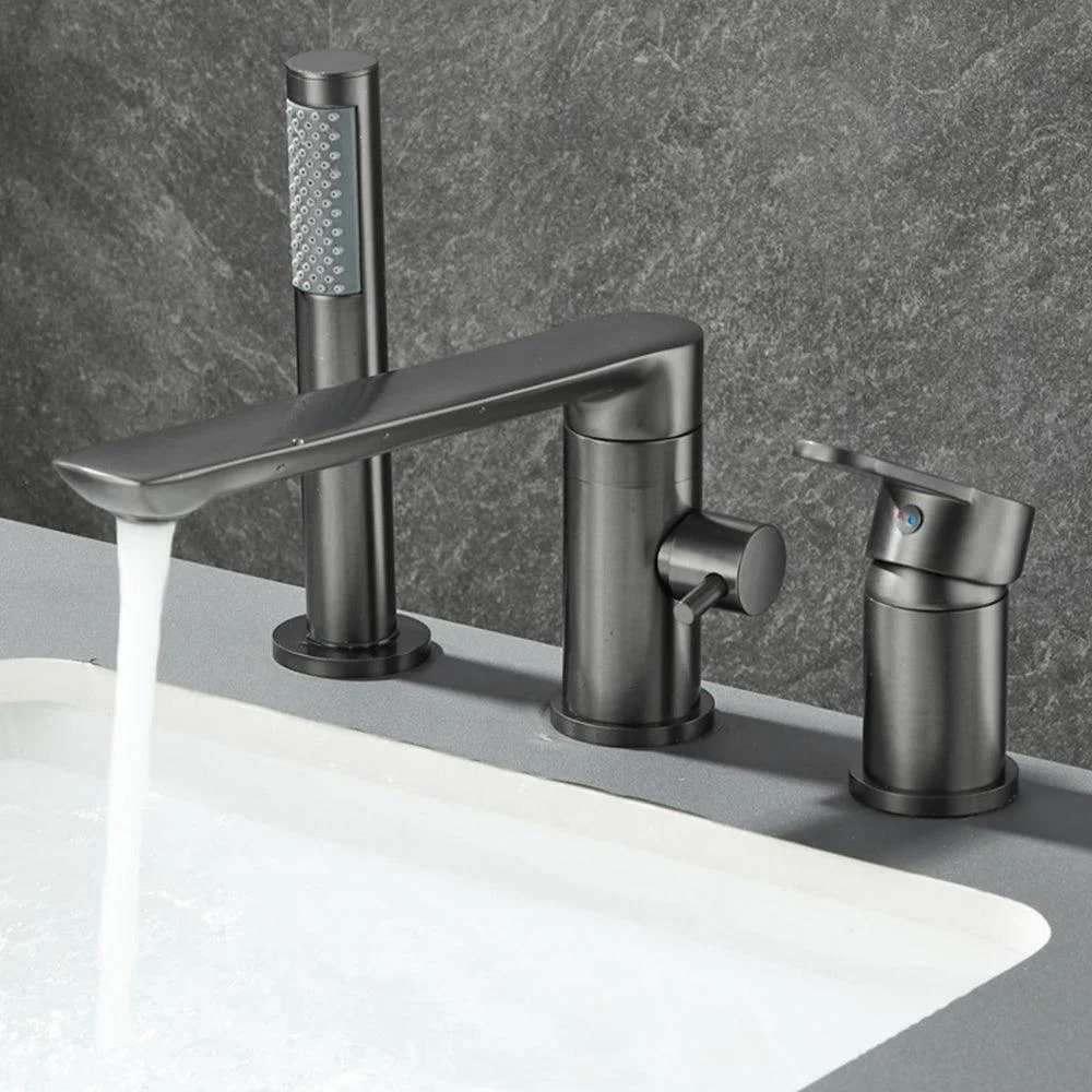 Modern Bathroom Tap Two Handle Temperature Control Bathtub Tap -Bathlova