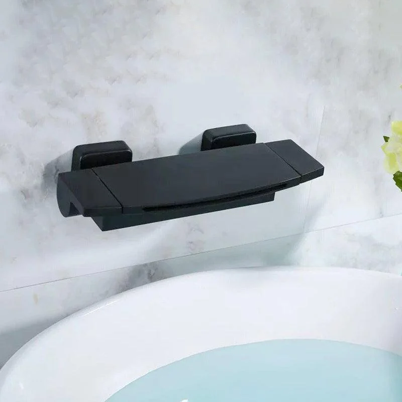 Modern Bathroom Tub Spout Wall Mounted Fixed Waterfall Tap -Bathlova