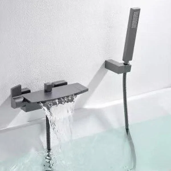 Modern Bathroom Tub Spout Wall Mounted Fixed Waterfall Tap -Bathlova