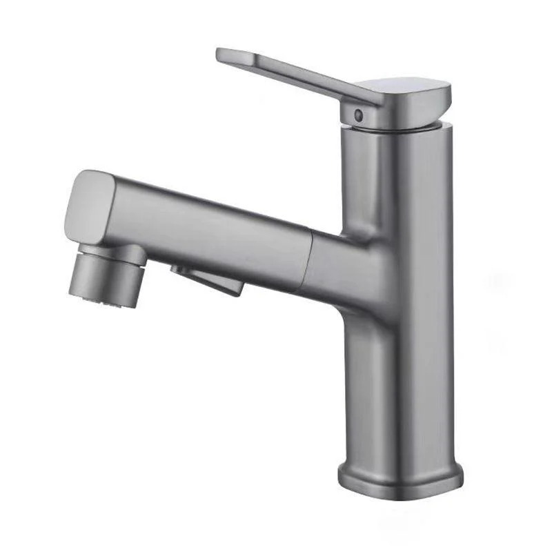 Modern Bathroom Vessel Tap Brass Lever Handles Swivel Spout Sink Tap -Bathlova