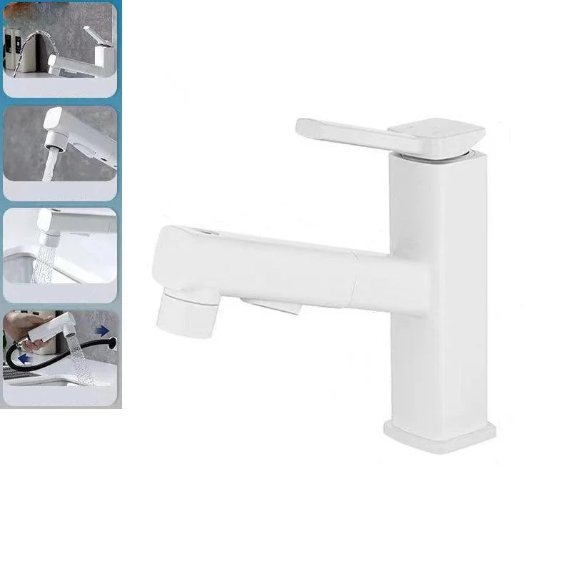 Modern Bathroom Vessel Tap Brass Lever Handles Swivel Spout Sink Tap -Bathlova