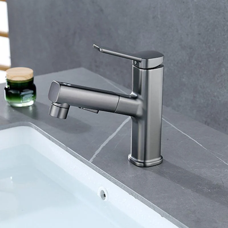 Modern Bathroom Vessel Tap Brass Lever Handles Swivel Spout Sink Tap -Bathlova