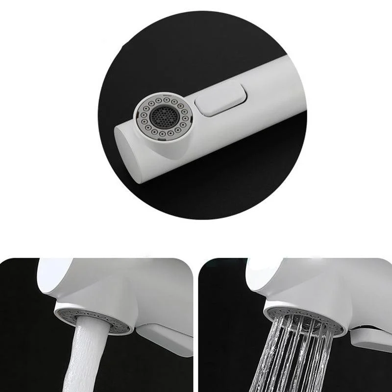 Modern Bathroom Vessel Tap Grass Lever Swivel Spout with Hoses Lavatory Tap -Bathlova