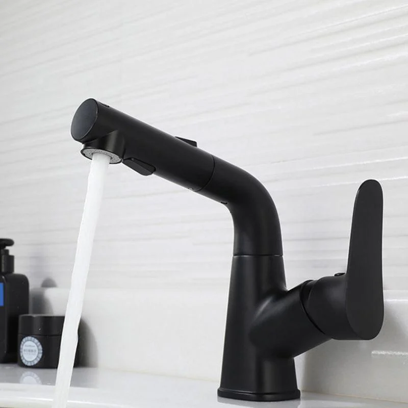 Modern Bathroom Vessel Tap Grass Lever Swivel Spout with Hoses Lavatory Tap -Bathlova