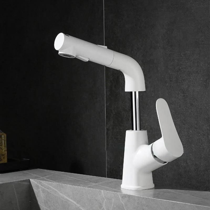 Modern Bathroom Vessel Tap Grass Lever Swivel Spout with Hoses Lavatory Tap -Bathlova