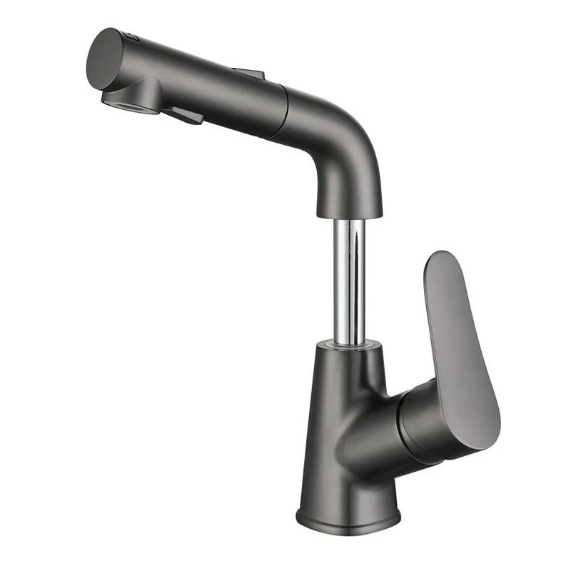 Modern Bathroom Vessel Tap Grass Lever Swivel Spout with Hoses Lavatory Tap -Bathlova