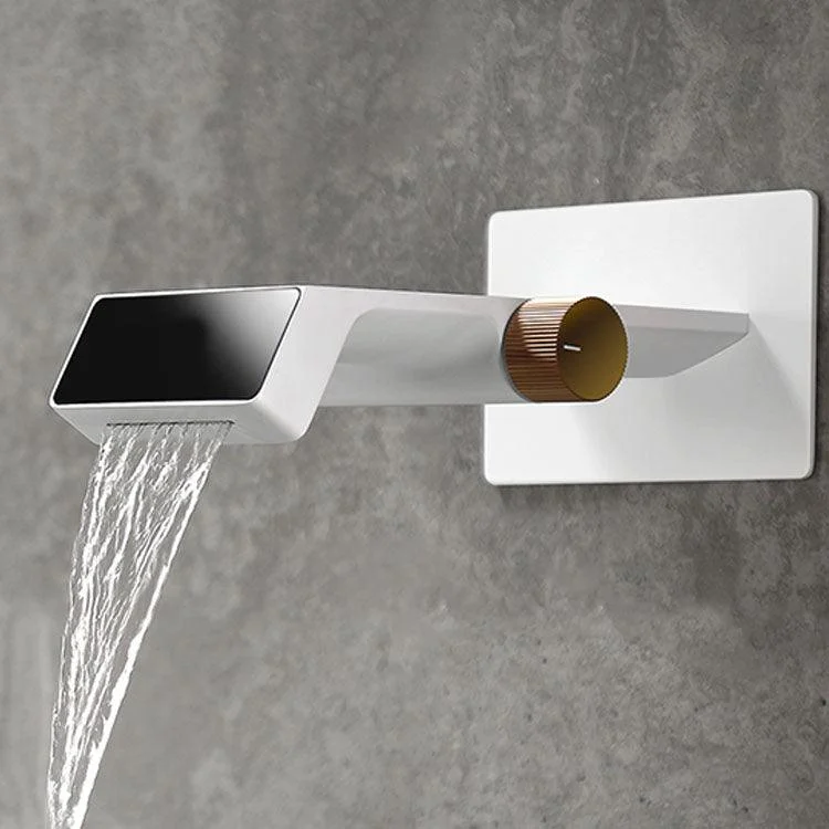 Modern Bathtub Tap Wall-mounted Brass Digital Display Bathtub Tap -Bathlova