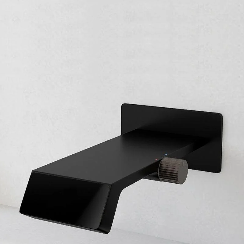 Modern Bathtub Tap Wall-mounted Brass Rotary Handle Tap -Bathlova