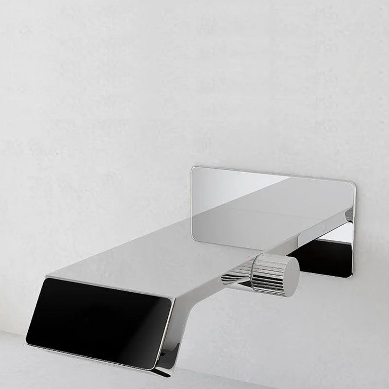 Modern Bathtub Tap Wall-mounted Brass Rotary Handle Tap -Bathlova