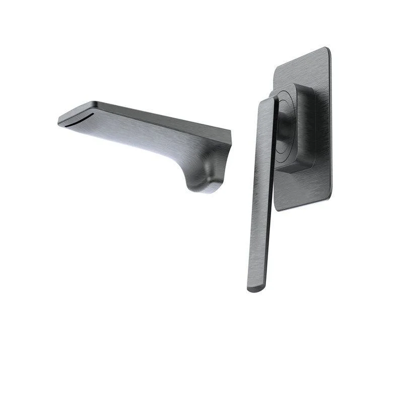 Modern Bathtub Tap Wall-mounted Rod Handle Brass Bathtub Tap -Bathlova