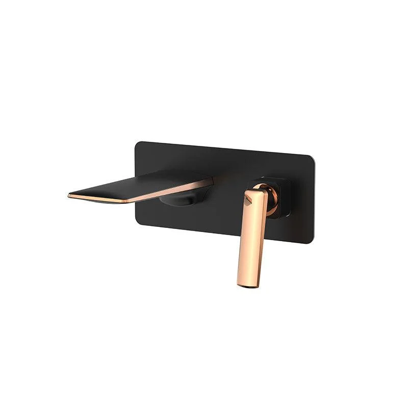 Modern Bathtub Tap Wall-mounted Rod Handle Brass Bathtub Tap -Bathlova