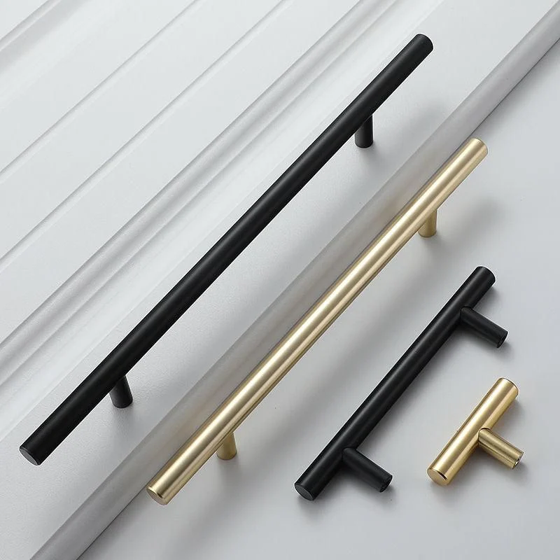 Modern Black & Gold Cabinet and Drawer Handles -Bathlova